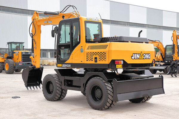 JinGong 12-Ton Wheel Excavators Wheel Digger Electric JGM912LN