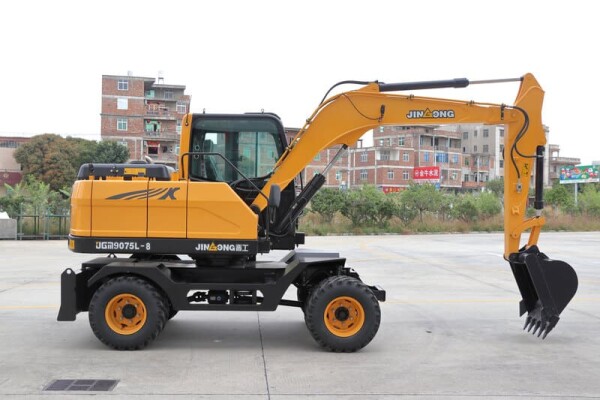 JinGong High quality wheel excavators electric hydraulic wheeled excavator JGM9075LN-8