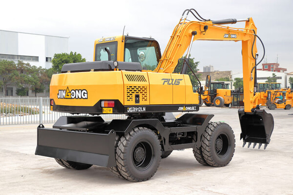 JinGong 12-Ton Wheel Excavators Wheel Digger Electric JGM912LN