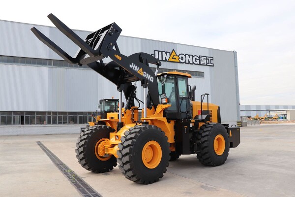 18-Ton Block Handler Wheel Loader Machine JinGong JGM751FT18KV
