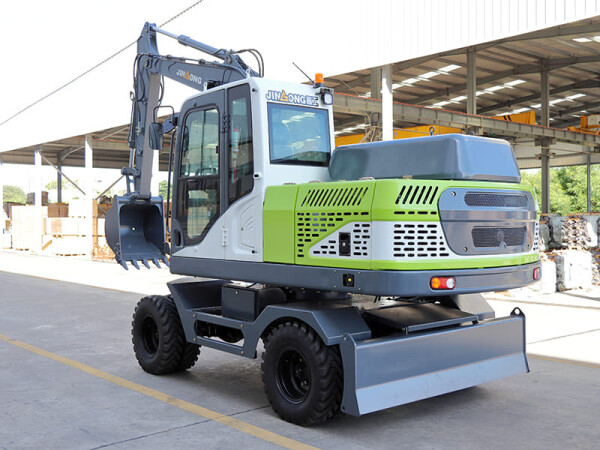 Electric Wheel Excavator Battery Operated Excavators Electric Diggers JGM9085E