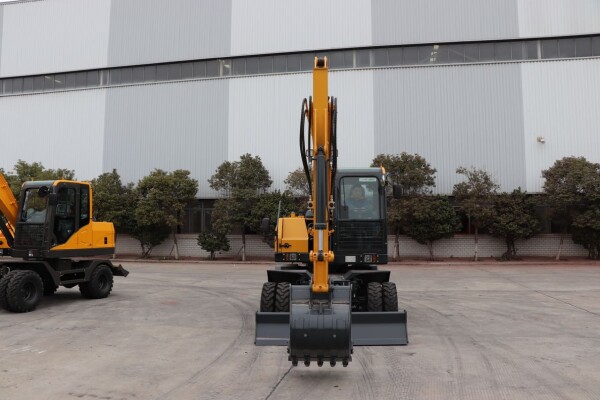Quality wheel excavators electric wheel digger JinGong wheel mounted excavator JGM9085LNZ-8G