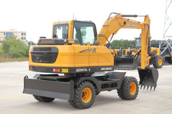 JinGong High quality wheel excavators electric hydraulic wheeled excavator JGM9075LN-8