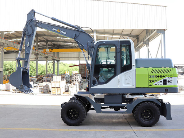 Electric Wheel Excavator Battery Operated Excavators Electric Diggers JGM9085E