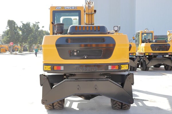 Best 10-Ton Wheel Excavators Electric Wheeled Excavator JinGong JGM9100LNZ-9