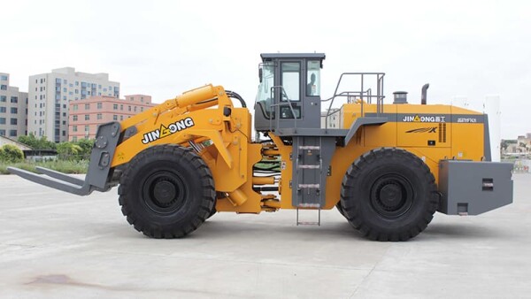 Large wheel loaders forklift wheel loader block handler arrangement JinGong JGM781FT42K