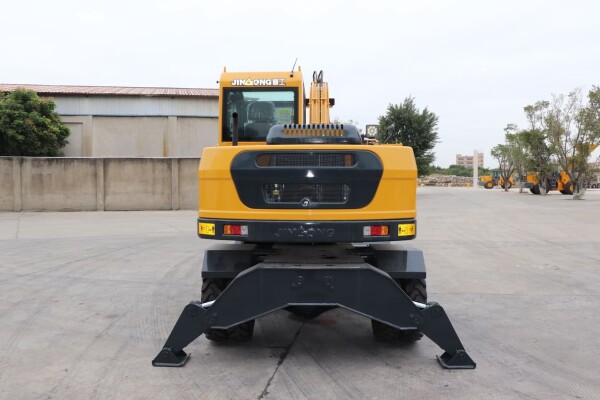 Quality wheel excavators electric wheel digger JinGong wheel mounted excavator JGM9085LNZ-8G