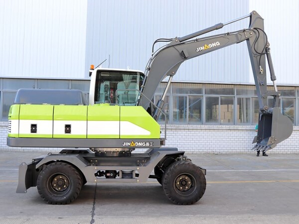 Electric Wheel Excavator Battery Operated Excavators Electric Diggers JGM9085E