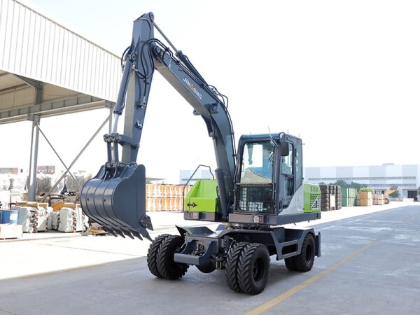Electric Wheel Excavator Battery Operated Excavators Electric Diggers JGM9085E