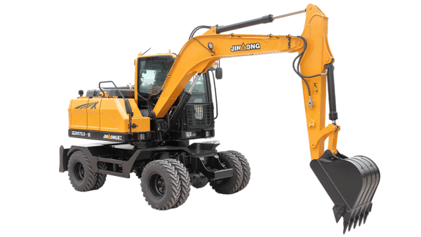 Industrial Wheel Excavator Electric Control Wheel Digger JinGong ...