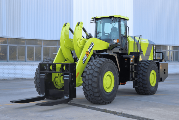 Globally First Pure Electric battery operated Block Handler Forklift Loader JGM771FT32E