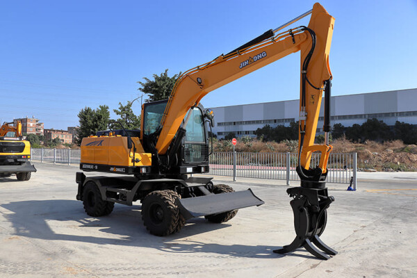 Best 10-Ton Wheel Excavators Electric Wheeled Excavator JinGong JGM9100LNZ-9