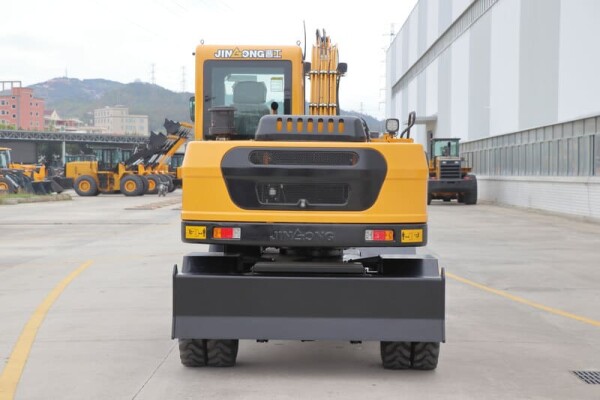 JinGong High quality wheel excavators electric hydraulic wheeled excavator JGM9075LN-8