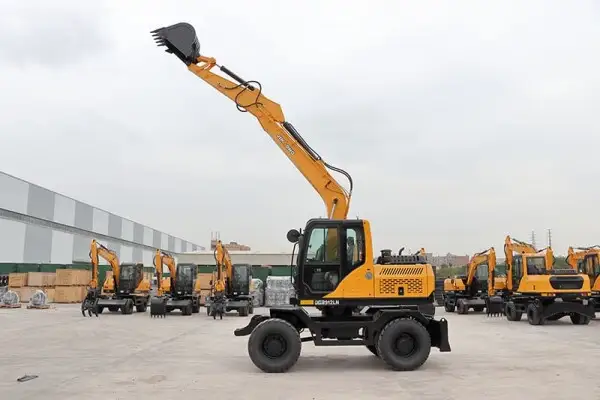 JinGong 12-Ton Wheel Excavators Wheel Digger Electric JGM912LN