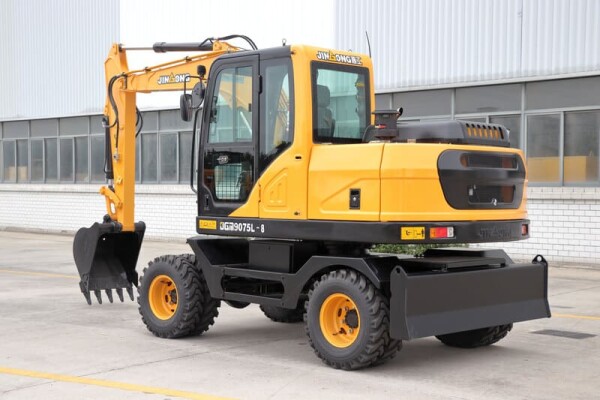 JinGong High quality wheel excavators electric hydraulic wheeled excavator JGM9075LN-8