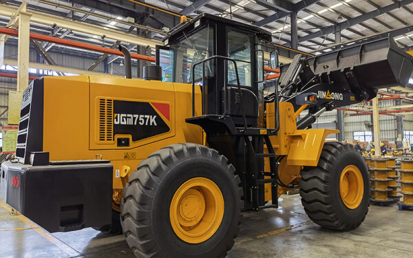 Medium Wheel Loaders Industrial Fuel Powered Hydraulic Wheel Loader JGM757K