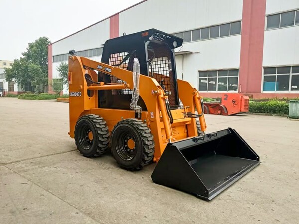High Efficiency Skid Steer Loaders Compact Structure Wheel Skid Steer Loader JinGong JGM3070